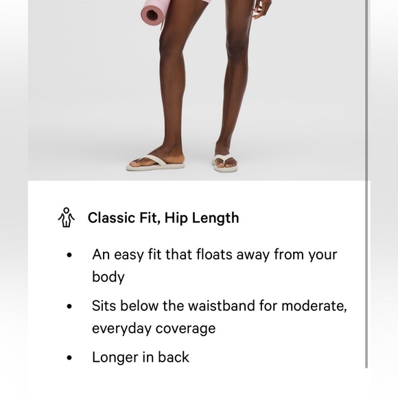 Lululemon SilkyAppeal Side-Slit Tank in Mauve Grey large stretchy soft tank top - Picture 8 of 12